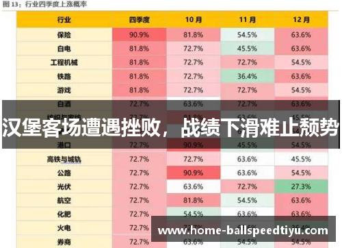 汉堡客场遭遇挫败，战绩下滑难止颓势